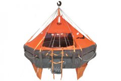 Davit-launched inflatable 