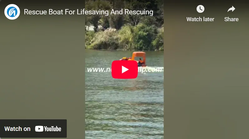 Rescue Boat For Lifesaving And Rescuing